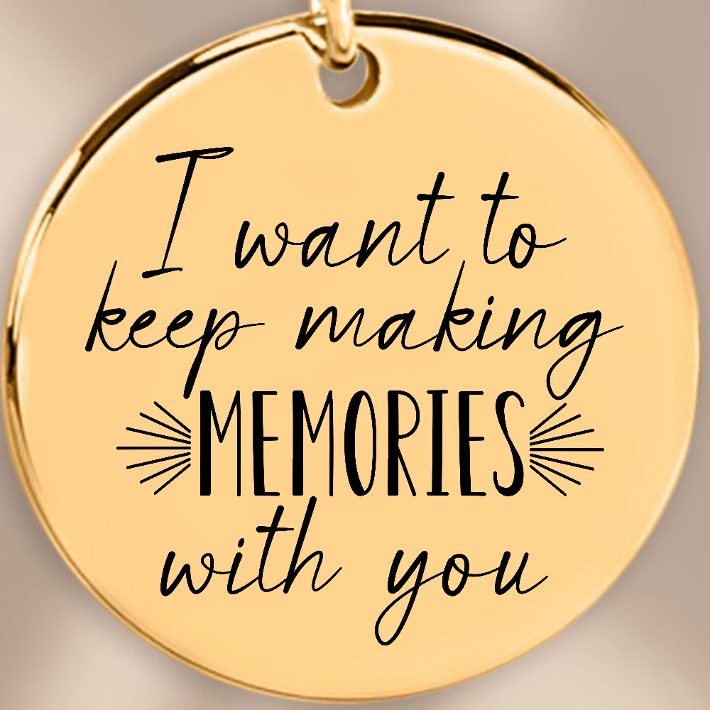 Coin Necklace - Fine Link