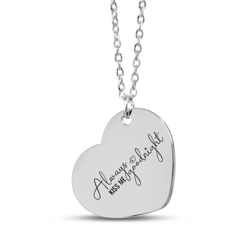 Heart Necklace - Fine Link v2