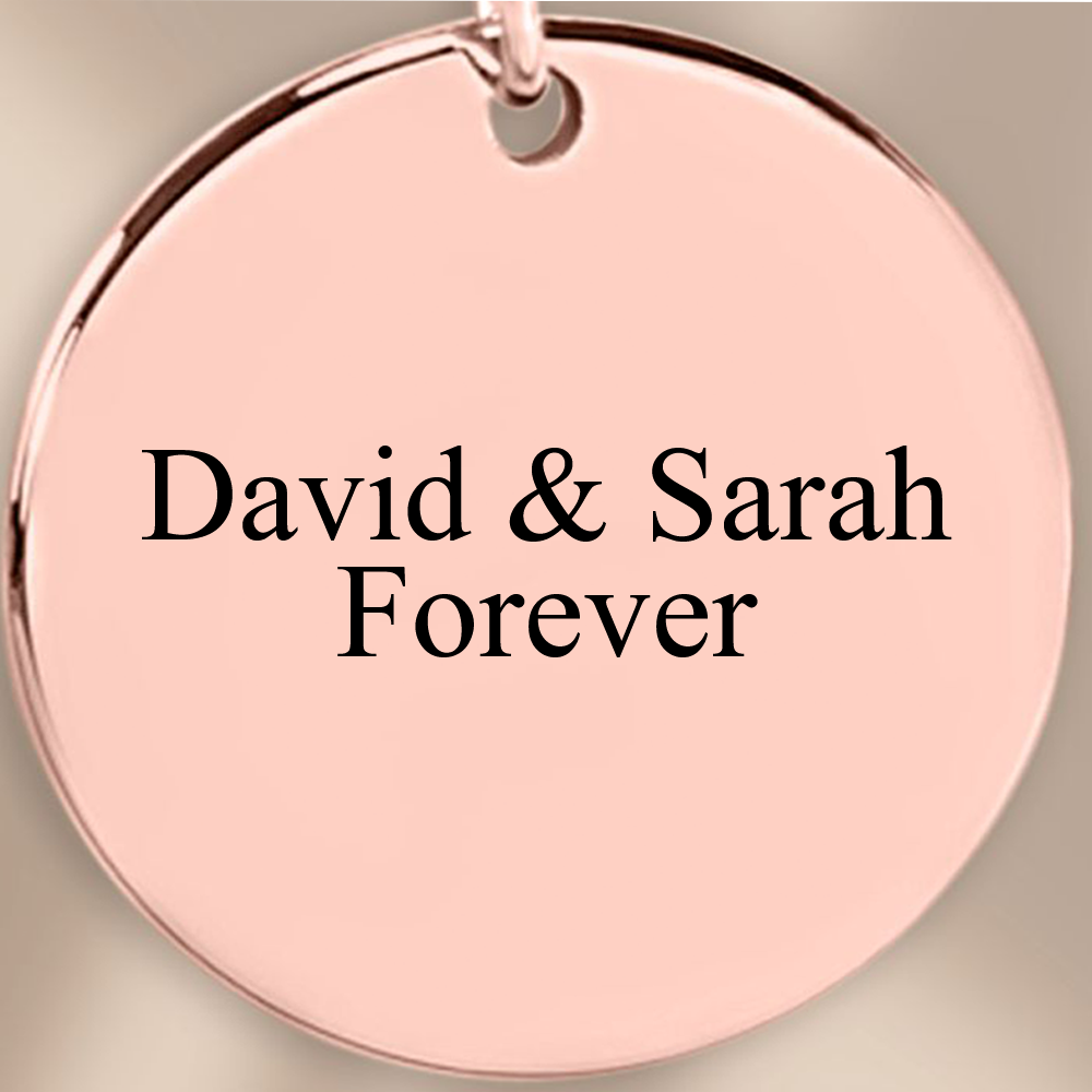 Coin Necklace - Fine Link