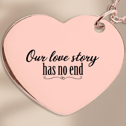 Heart Necklace - Fine Link v2