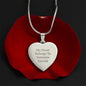 Engraved Heart Necklace