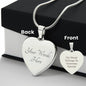 Engraved Heart Necklace