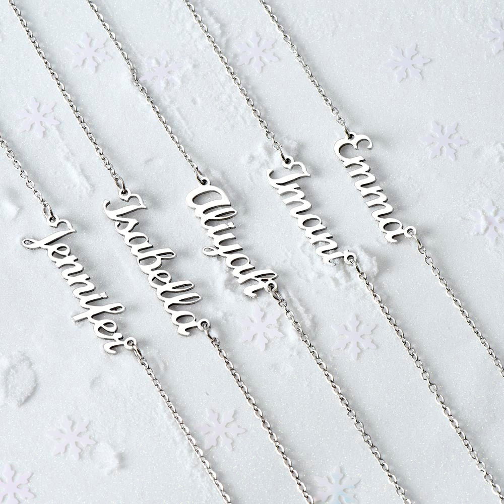 Name Necklace Shine JVL Jewelry