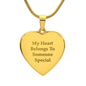 Engraved Heart Necklace