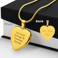 Engraved Heart Necklace