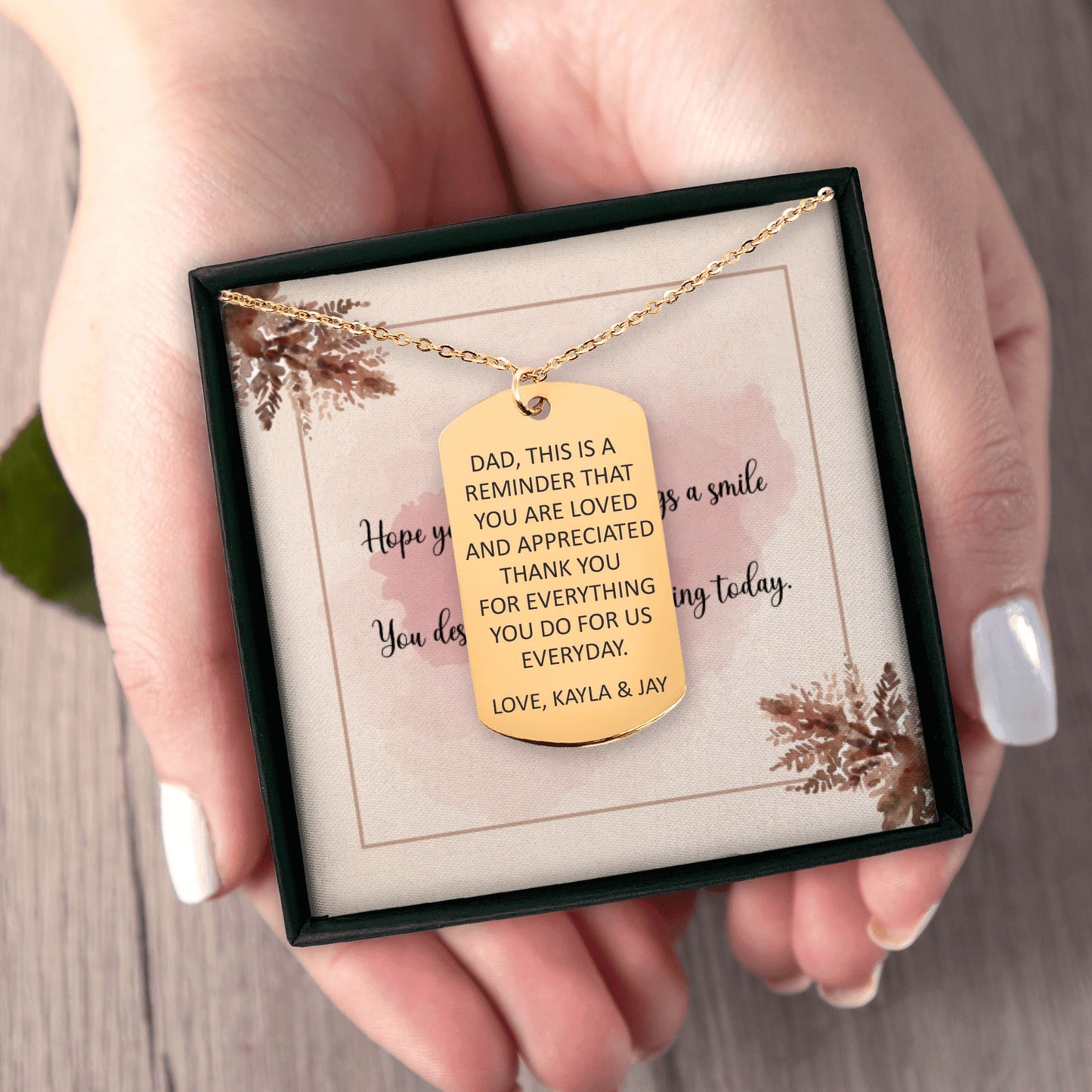 Custom Tag Necklace +