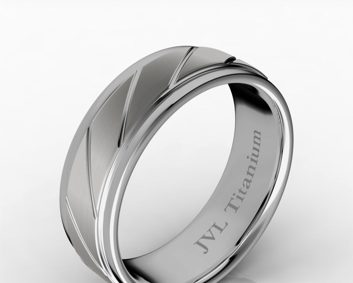 8mm Gray High-Polished Titanium Wedding Band – Comfort Fit
Modern, timeless, and made for everyday wear, this 8mm gray high-polished titanium wedding band delivers a bold yet refined look. Its sleek finish and smooth comfort-fit interior make it an ideal choice for a wedding band, anniversary gift, promise ring, or meaningful everyday piece.

Crafted from durable titanium, this ring is designed to handle daily life while maintaining its polished appearance. The classic 8mm width offers a strong, balanced profile that pairs effortlessly with any style—from casual to formal.