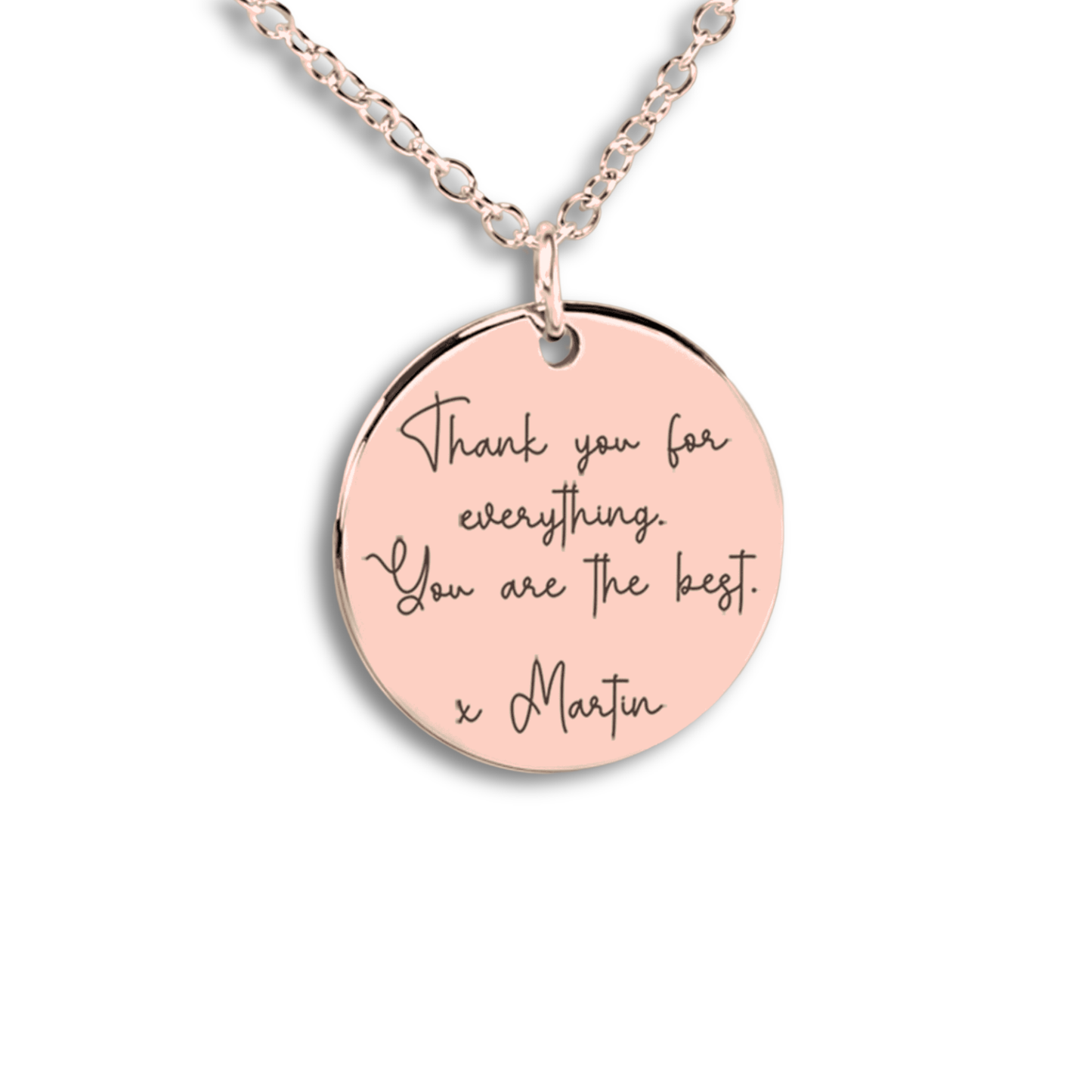 Custom Message Necklace