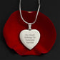 Engraved Heart Necklace