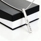 Engraved 4-Sided Bar Necklace