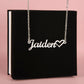 Name Necklace Heart