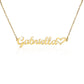 Name Necklace Heart