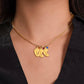 Baby Foot Name with Birthstone Necklace and Personal Message Card +