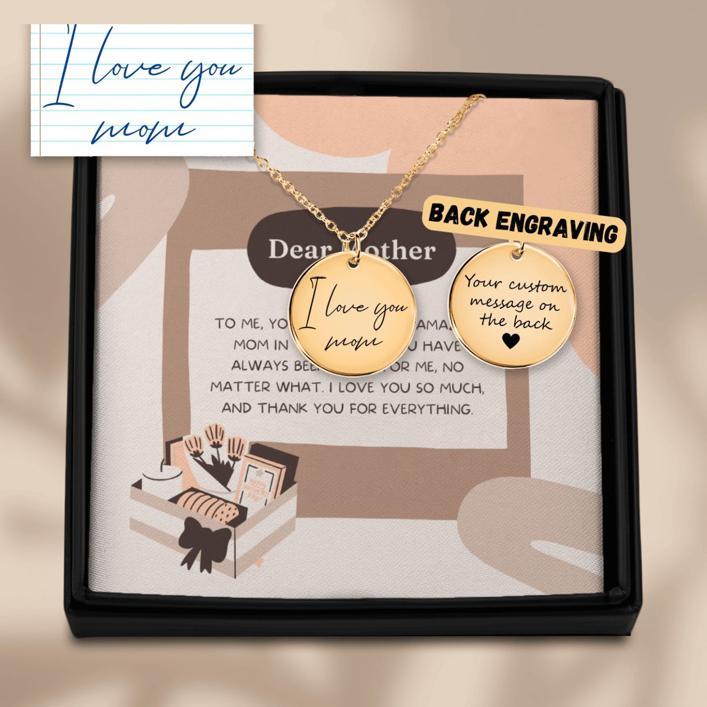 Custom Handwritten Pendant  +