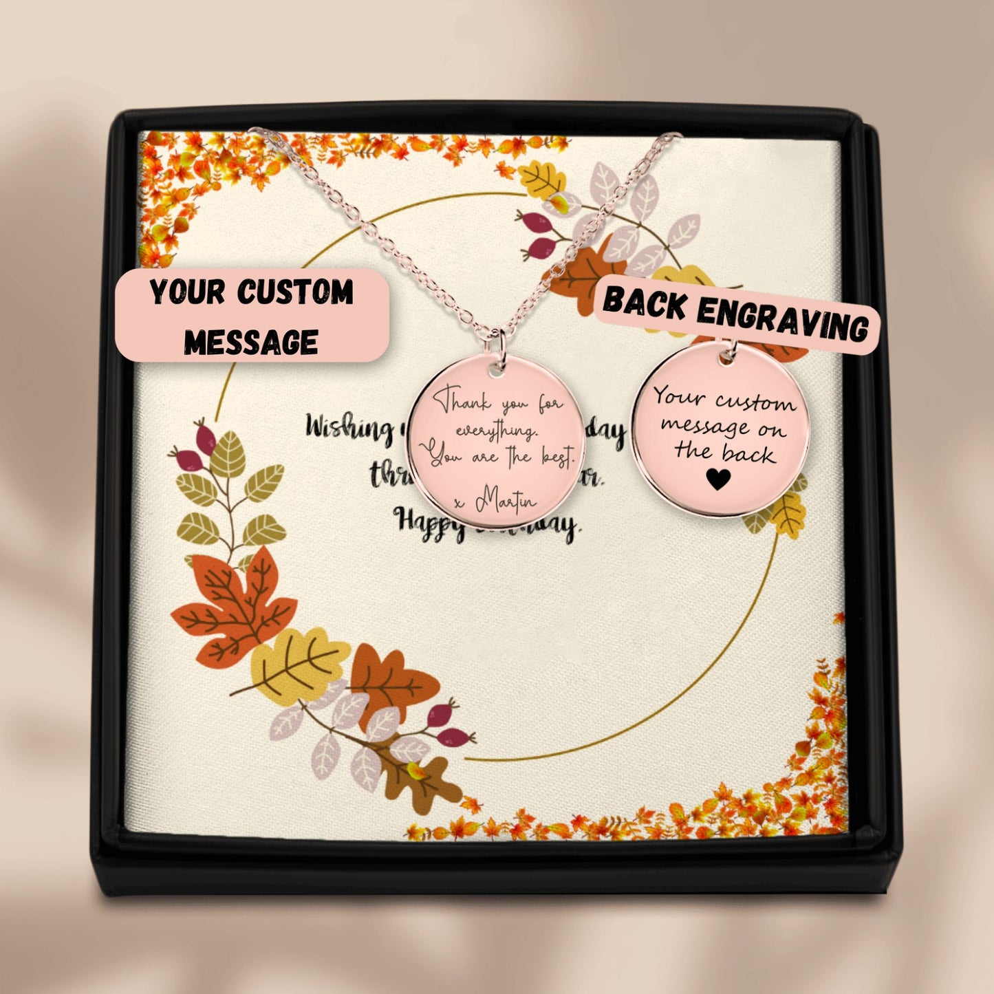 Custom Message Necklace
