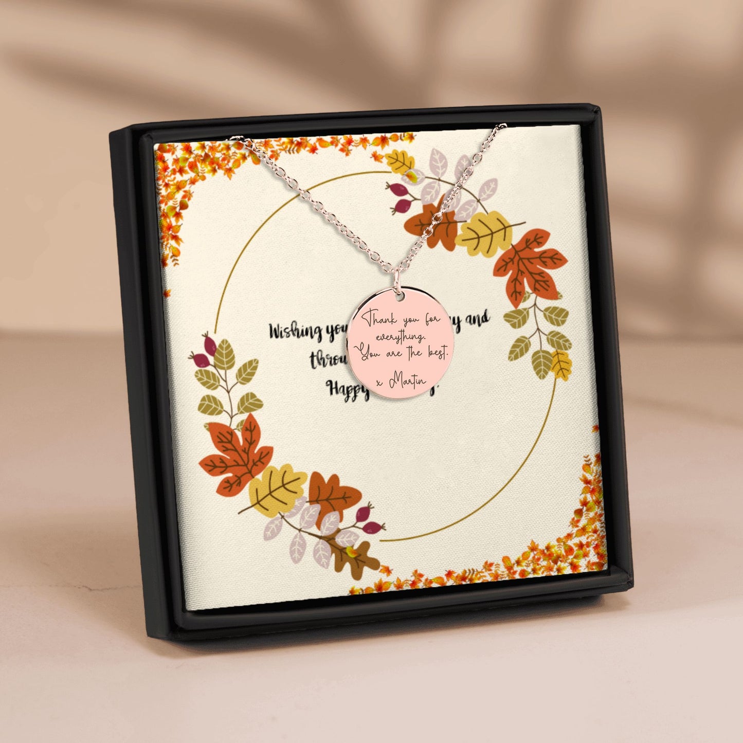 Custom Message Necklace