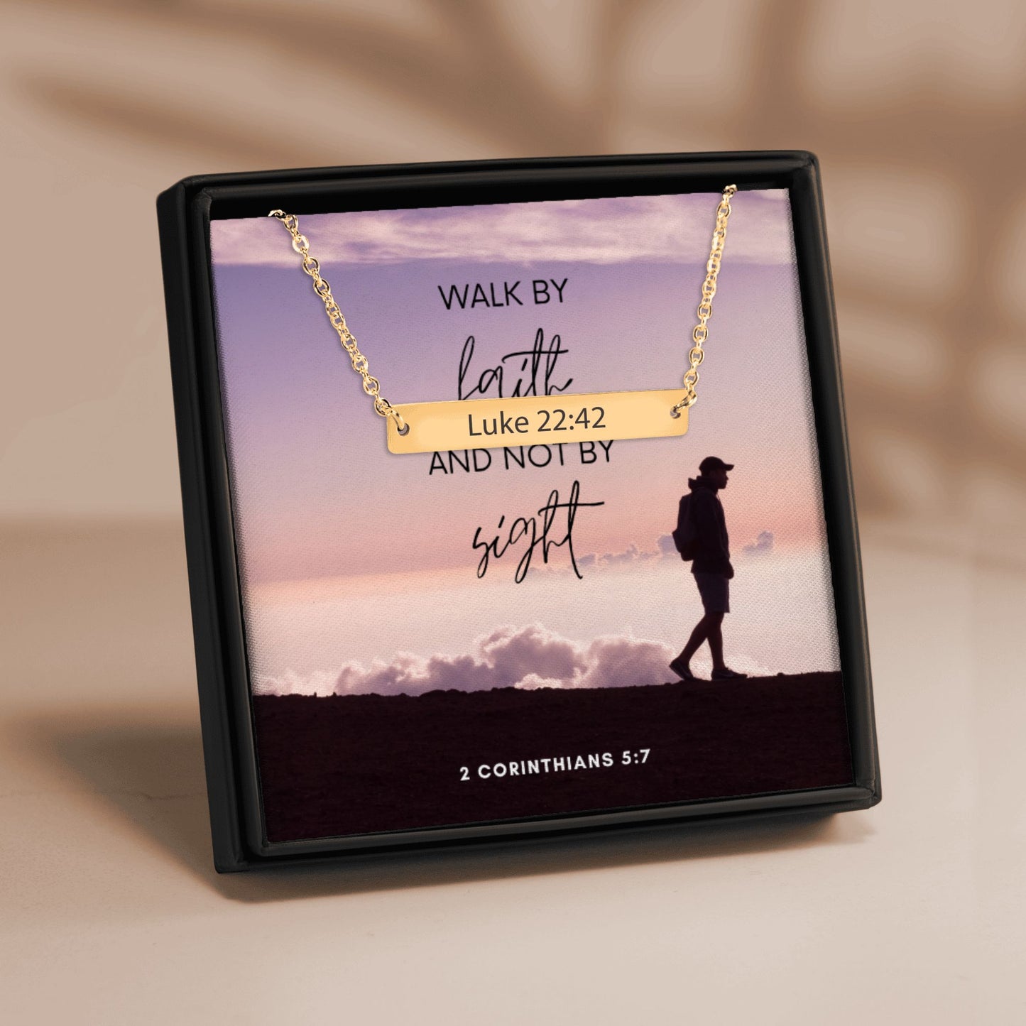 Bible Verse Bar Necklace