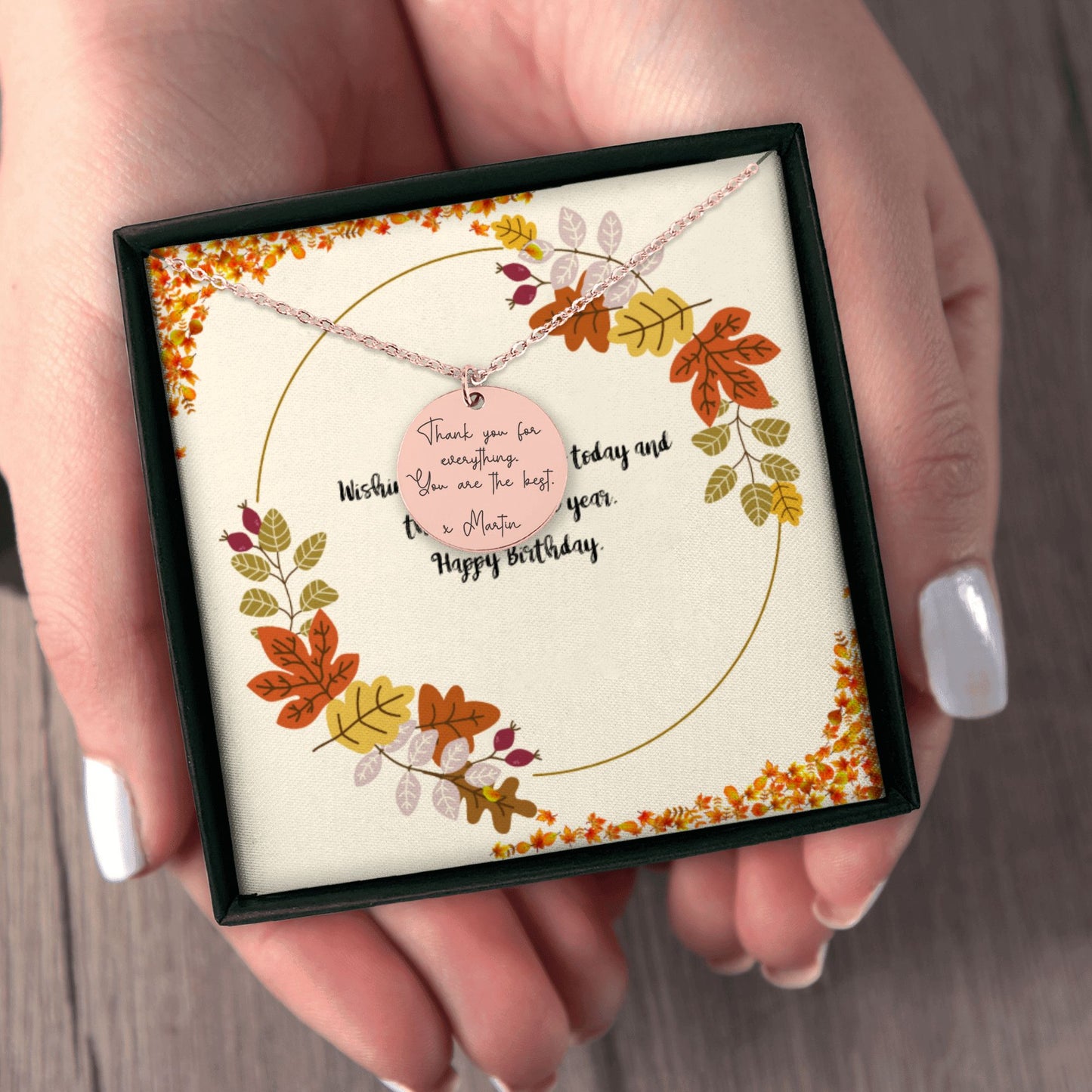 Custom Message Necklace