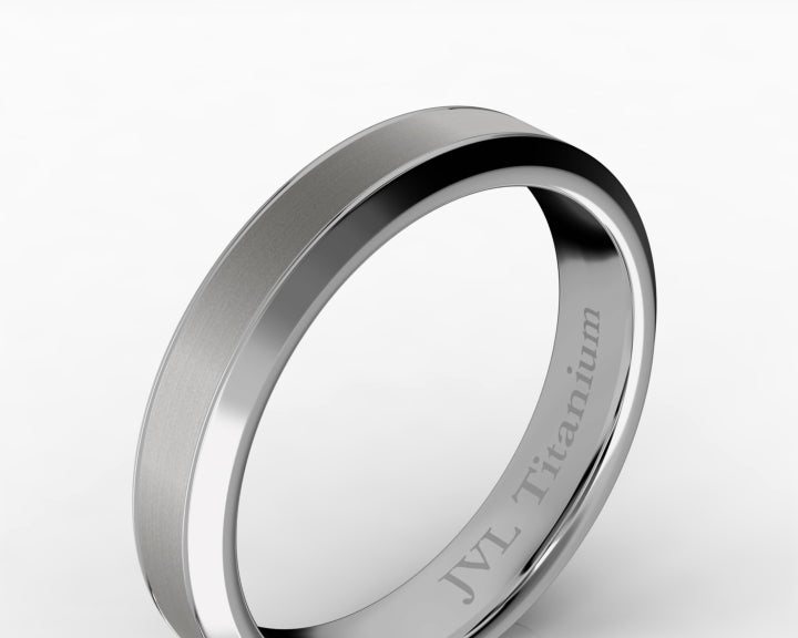 4mm Gray High-Polished Titanium Wedding Band – Comfort Fit
Modern, timeless, and made for everyday wear, this 4mm gray high-polished titanium wedding band delivers a bold yet refined look. Its sleek finish and smooth comfort-fit interior make it an ideal choice for a wedding band, anniversary gift, promise ring, or meaningful everyday piece.

Crafted from durable titanium, this ring is designed to handle daily life while maintaining its polished appearance. The classic 4mm width offers a strong, balanced profile that pairs effortlessly with any style—from casual to formal.