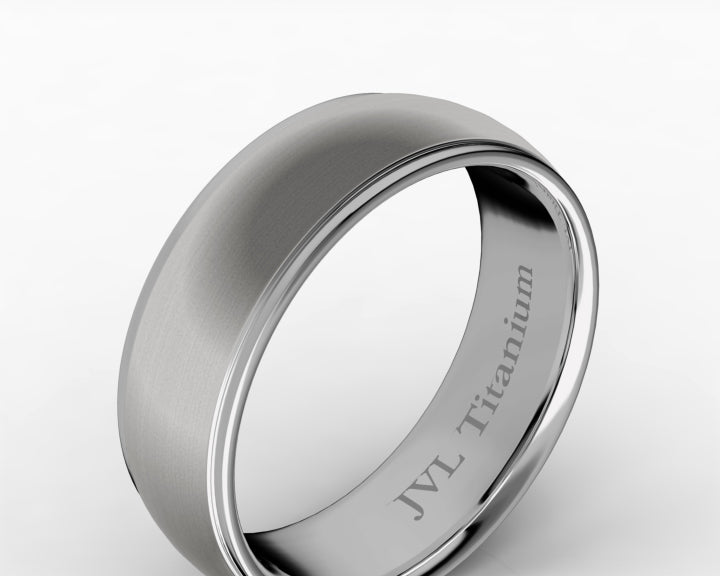 8mm Gray High-Polished Titanium Wedding Band – Comfort Fit
Modern, timeless, and made for everyday wear, this 8mm gray high-polished titanium wedding band delivers a bold yet refined look. Its sleek finish and smooth comfort-fit interior make it an ideal choice for a wedding band, anniversary gift, promise ring, or meaningful everyday piece.

Crafted from durable titanium, this ring is designed to handle daily life while maintaining its polished appearance. The classic 8mm width offers a strong, balanced profile that pairs effortlessly with any style—from casual to formal.