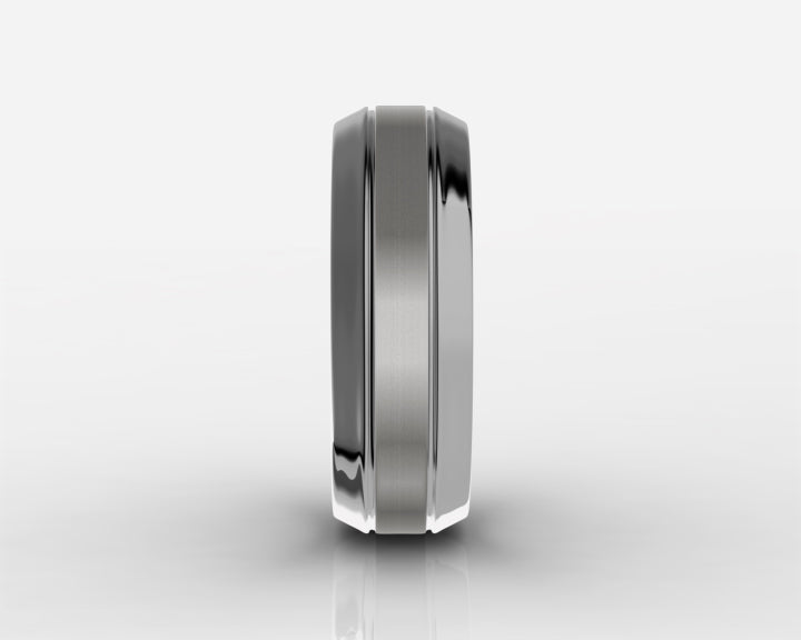 8mm Gray High-Polished Titanium Wedding Band – Comfort Fit
Modern, timeless, and made for everyday wear, this 8mm gray high-polished titanium wedding band delivers a bold yet refined look. Its sleek finish and smooth comfort-fit interior make it an ideal choice for a wedding band, anniversary gift, promise ring, or meaningful everyday piece.

Crafted from durable titanium, this ring is designed to handle daily life while maintaining its polished appearance. The classic 8mm width offers a strong, balanced profile that pairs effortlessly with any style—from casual to formal.